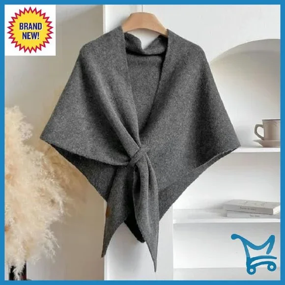 Large Soft Polyester Shawl Wrap Cape Scarf Blanket Multi-Use Accessory